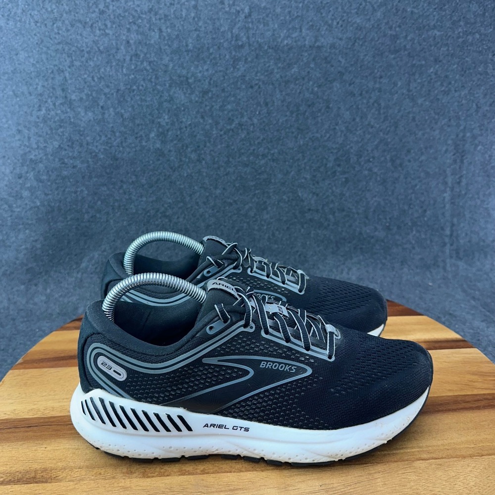 Brooks Ariel GTS 23 Womens Size 8.5B Running Shoes Sneakers 1203901B090 Black